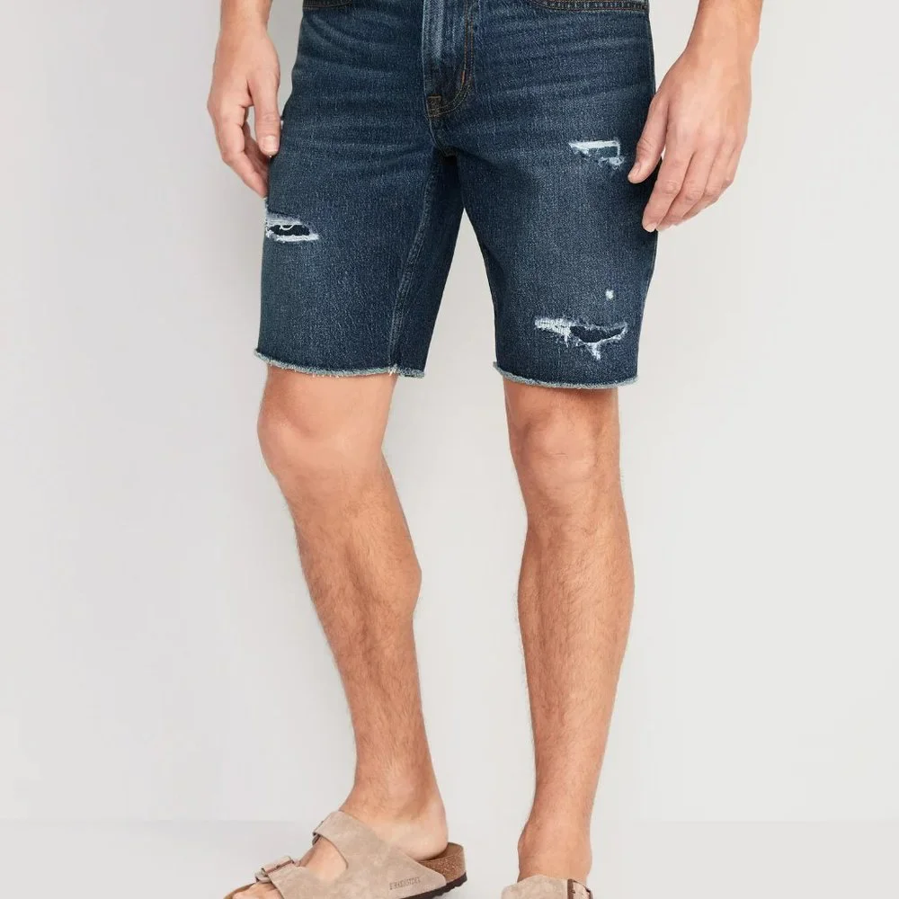 Slim Built-In Flex Cut-Off Jean Shorts - Picture 1 of 7